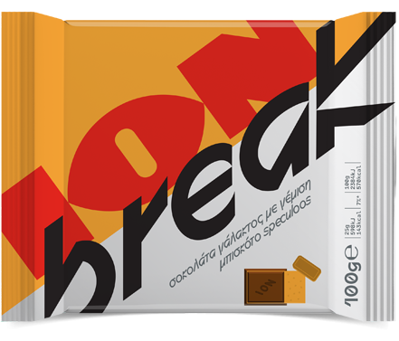 Chocolat Break speculoos biscuit 100g ION