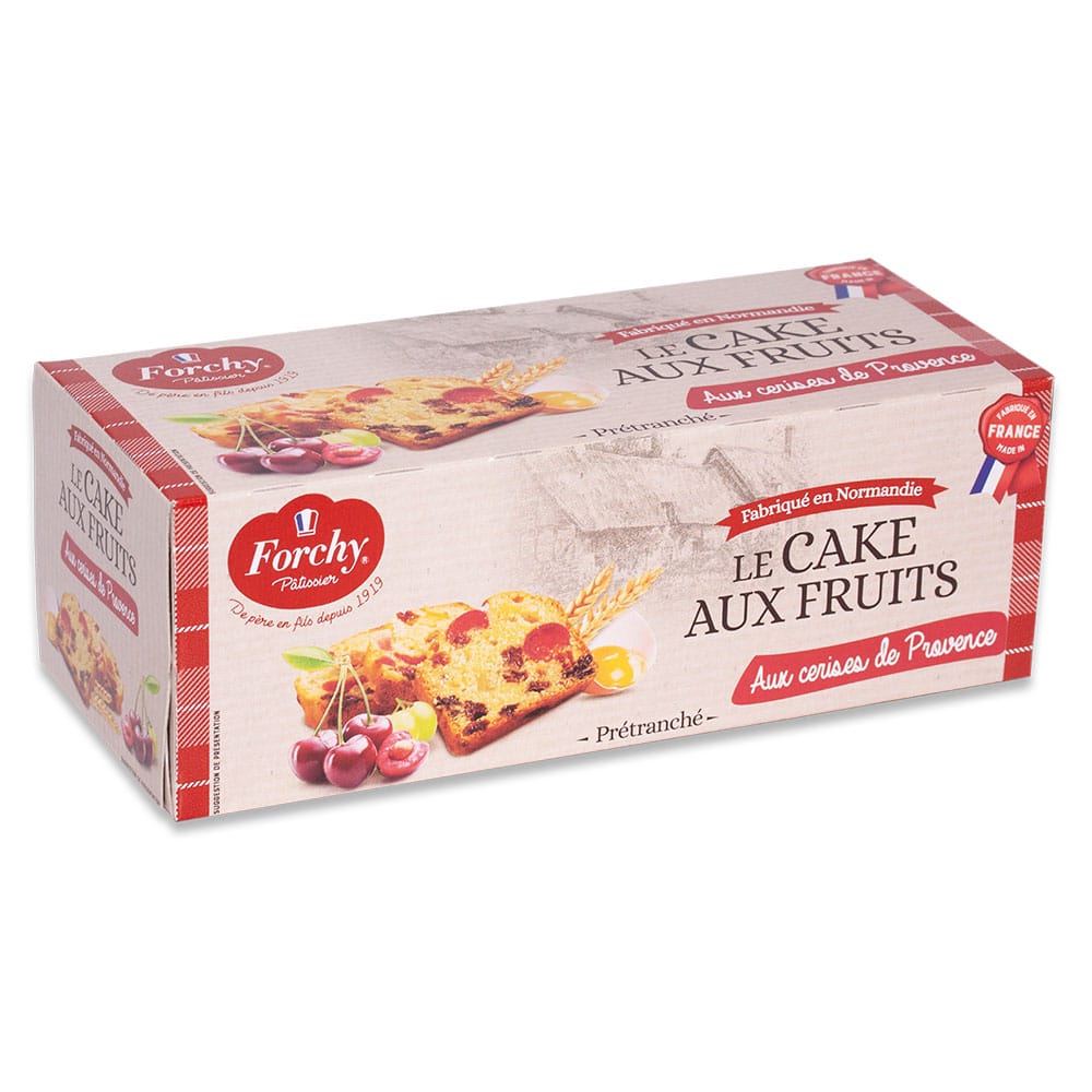 Gateau De Fruits Pré-Tranché Aux Cerises De Provence 275g
