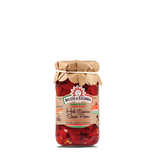 Piments forts tranchés dans l’huile 180g
