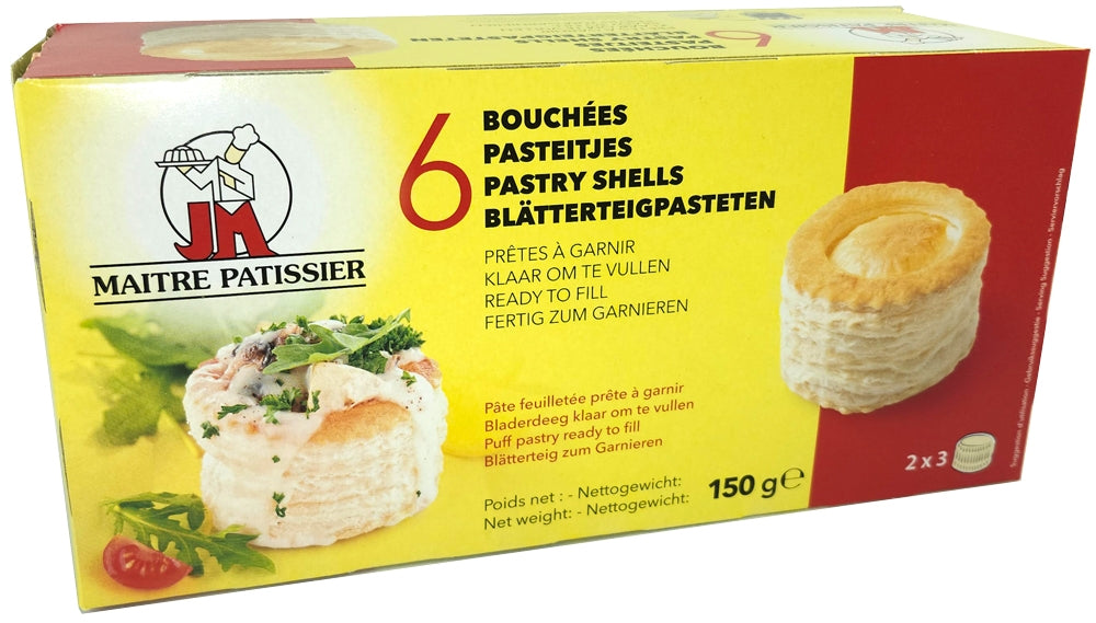 BOUCHÉES FEUILLETÉES À GARNIR  150G