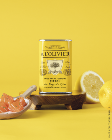 HUILE L'OLIVIER OLIVE CITRON DE NICE 250ML