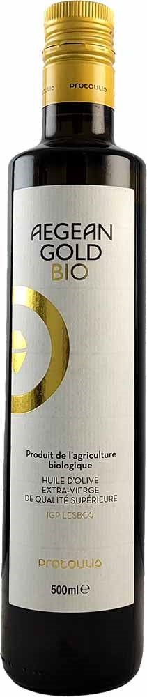 HUILE D'OLIVE PROTOULIS BIO VIERGE EXTRA AEGEAN GOLD 500ML