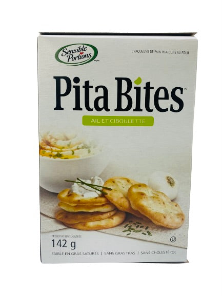 Pita Bites ail et ciboulette 142g