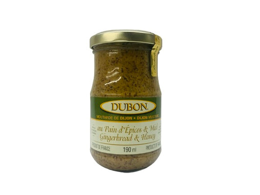 Dijon mustard with gingerbread & honey 190ml
