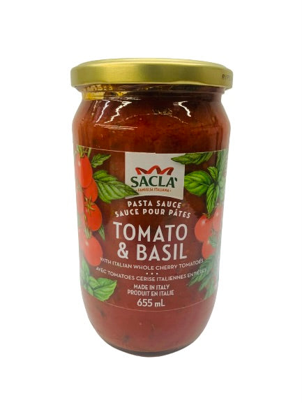 Sauce pour pâtes tomate & basilic 655ml