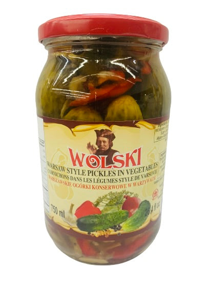 Cornichons dans les légumes style de Varsovie 750ml