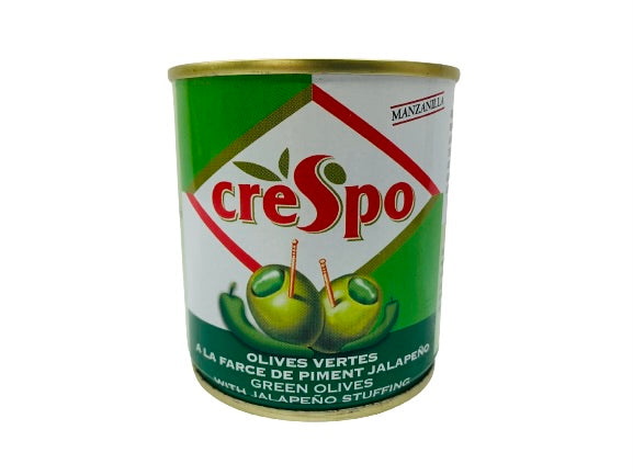 Olives vertes à la farce de piment jalapeno 212ml