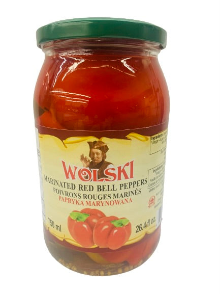 Marinated red peppers 750ml