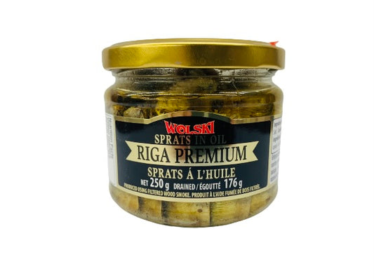 Sprats à l'huile Riga Premium 250g