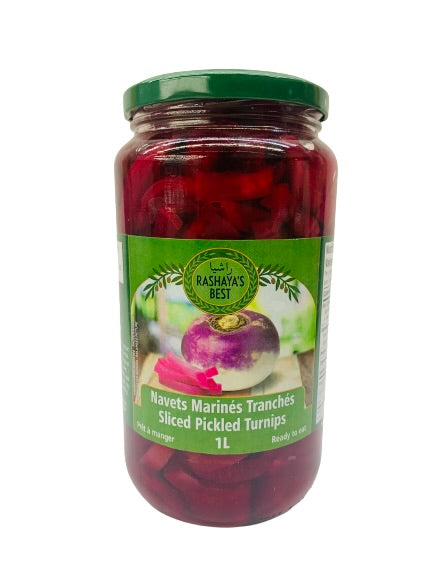 Sliced ​​marinated turnips 1L