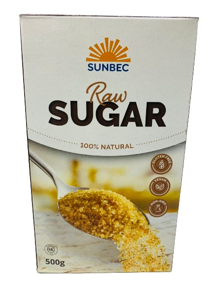 Raw sugar 500g Sunbec