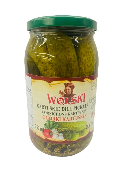 Pickles Kartuskie 750ml