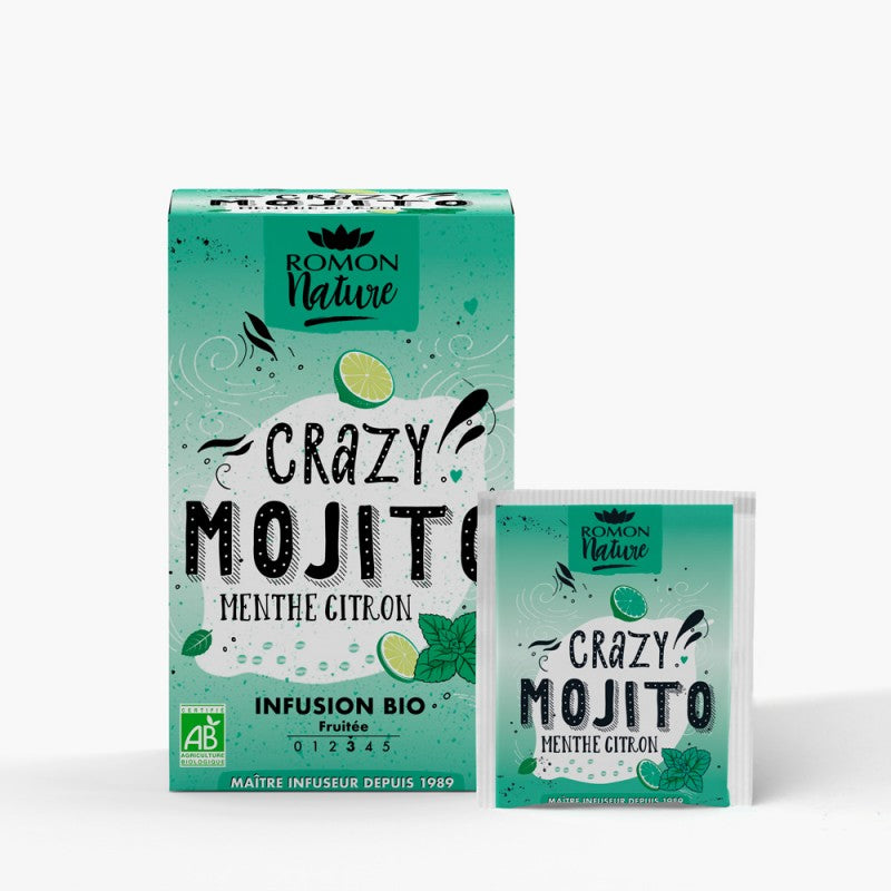 ORGANIC CRAZY MOJITO INFUSION 16 bags
