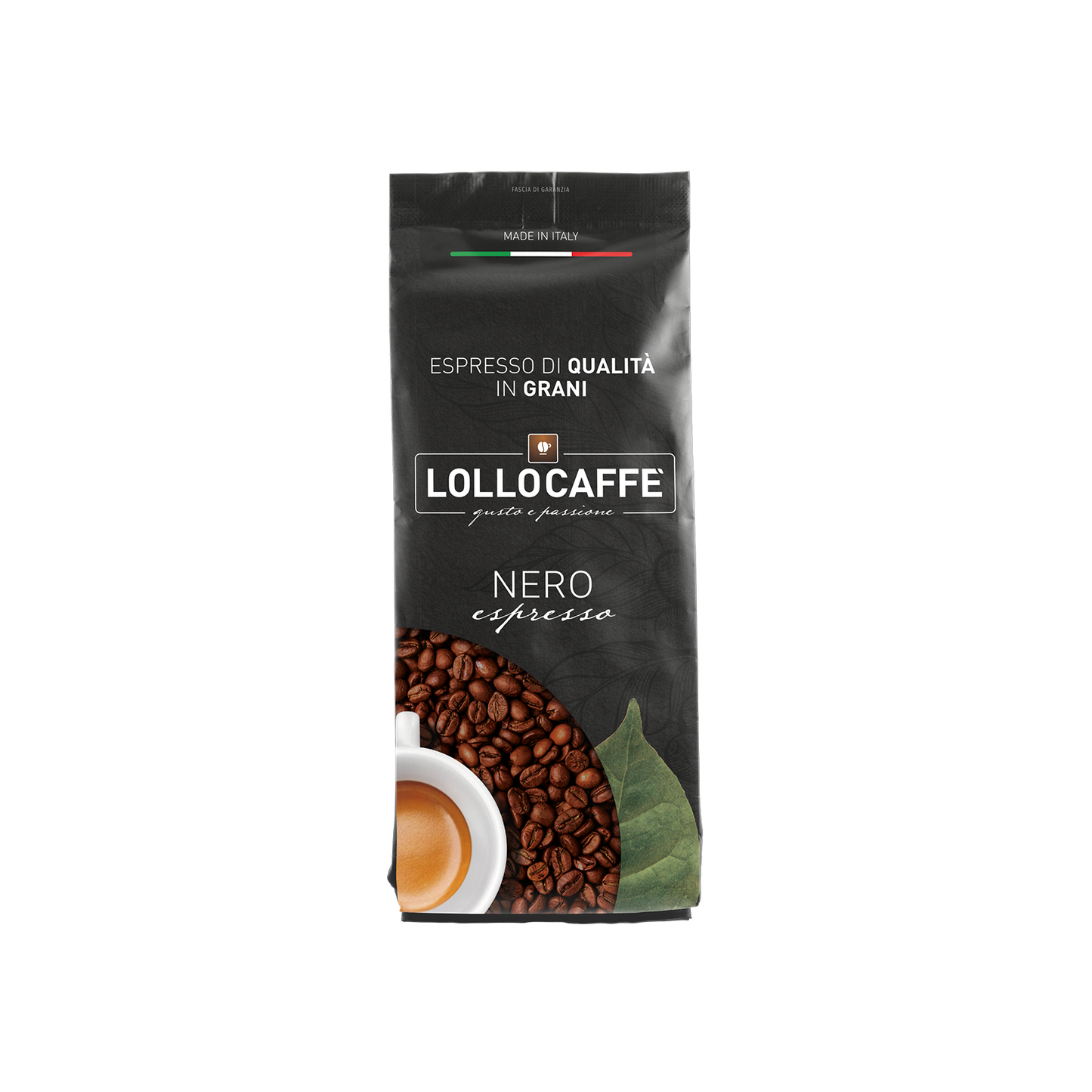 Lollo Caffè Nero Espresso Beans 1kg – Intensity 5/10