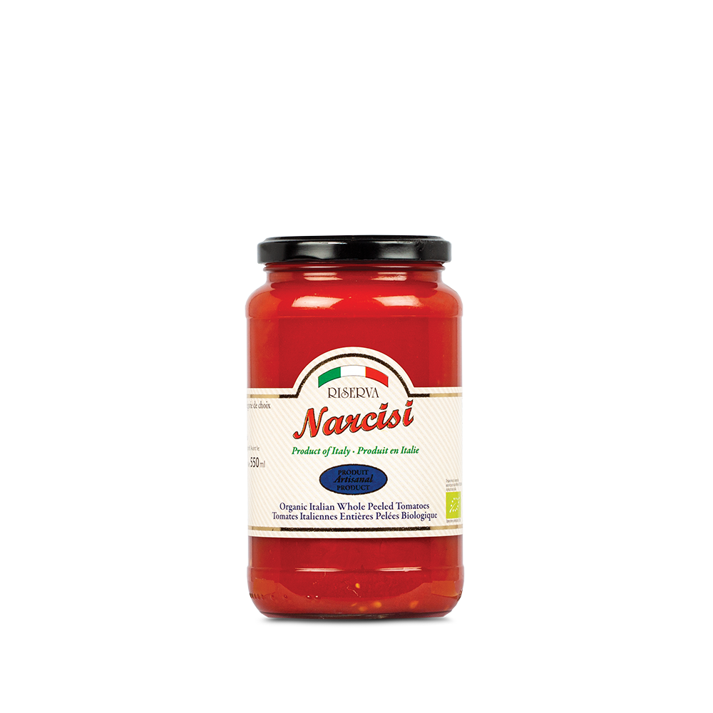 Tomates pelées biologiques  italienne cueillies à la main 550 ml
