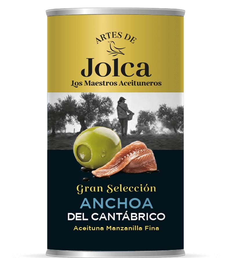 Olives Manzanilla aux Anchois Cantabriques 350G