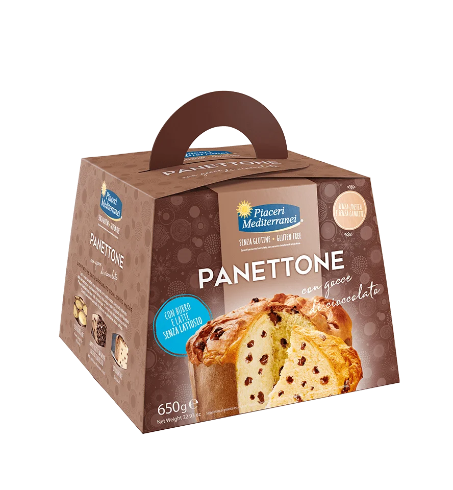 Panettone Con Gocce Di Cioccolate Gluten Free 650g