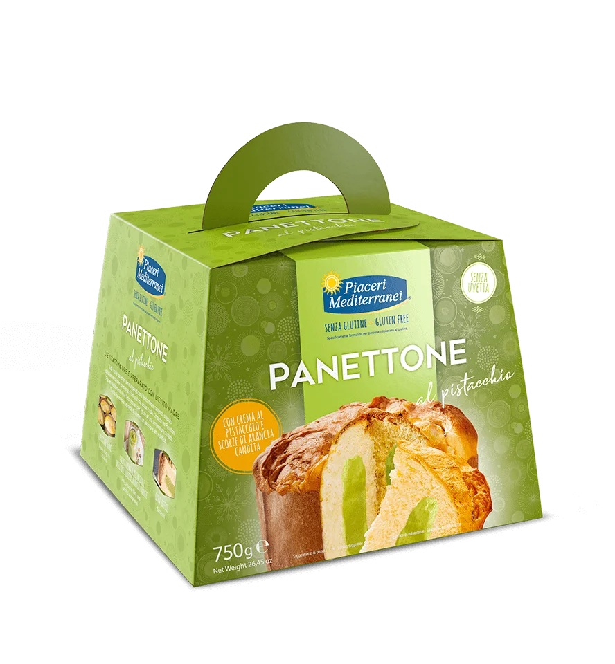 Panettone Al Pistacchio Gluten Free 650g