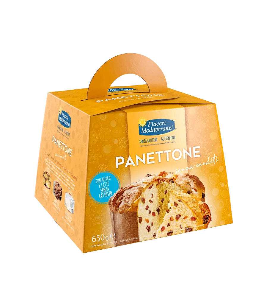 Panettone Senza Canditi Gluten Free 650g