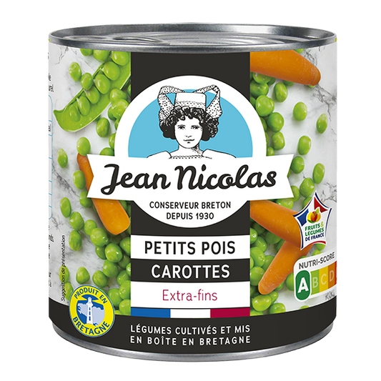 JEAN NICOLAS PETITS POIS CAROTTES 425ml