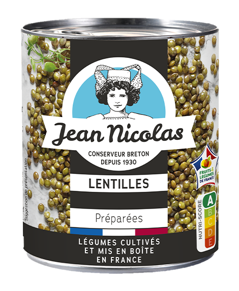 JEAN NICOLAS PREPARED LENTILS 400ML