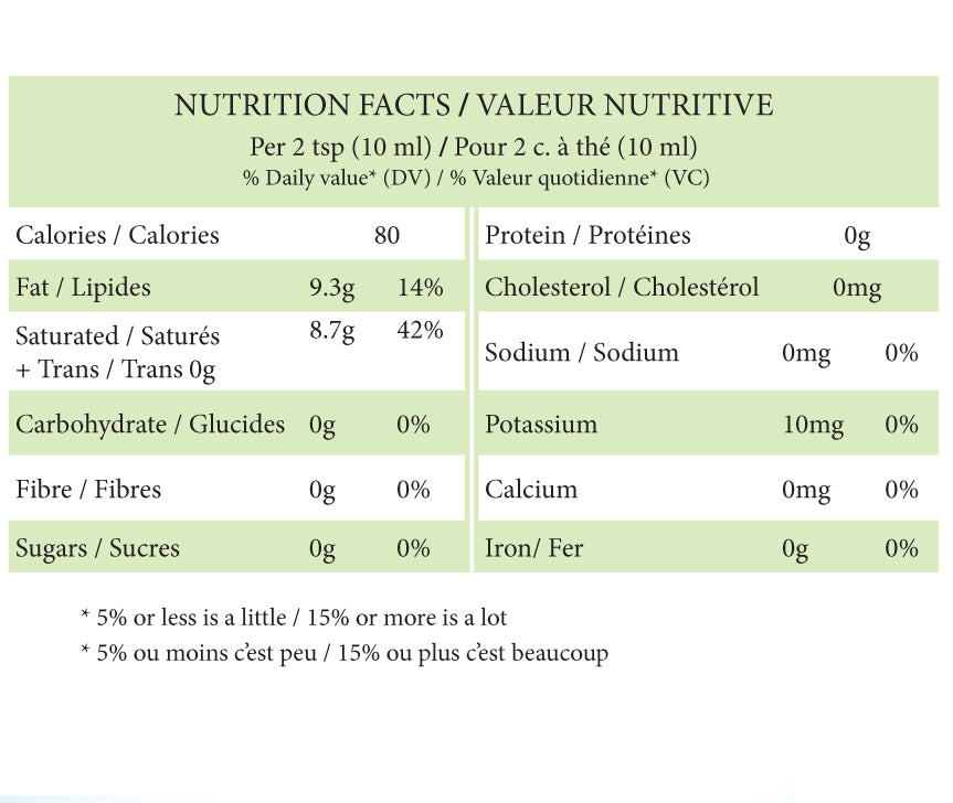 ORGANIC REFINED COCONUT OIL 5L