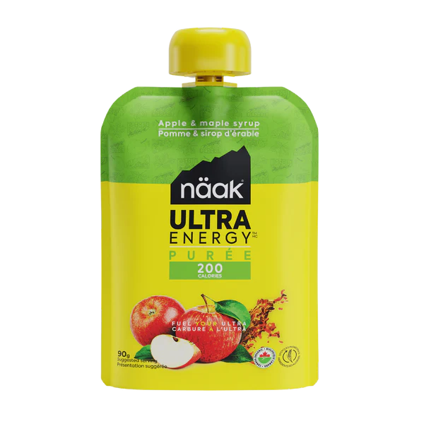 NAAK ORGANIC UTLRA ENERGY PUREE APPLE MAPLE 90G