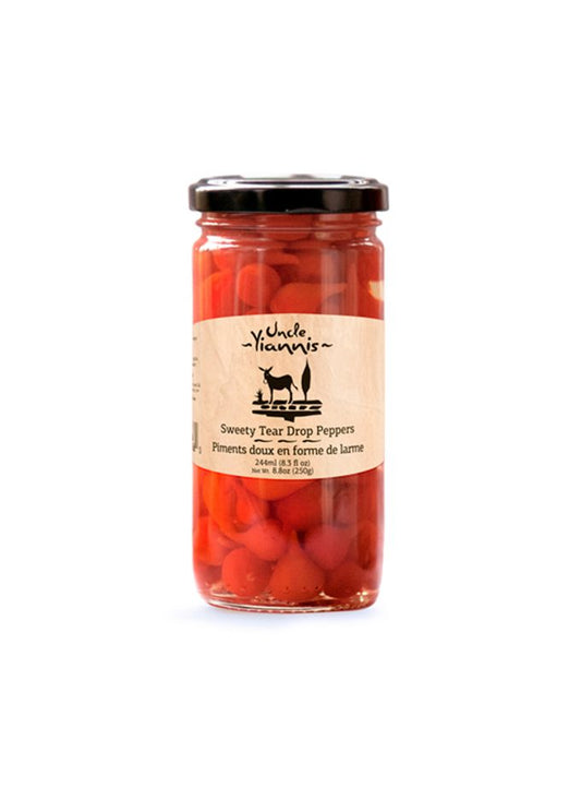 Uncle Yiannis Piments Doux en Forme de Larme 244ml – Produit Grec