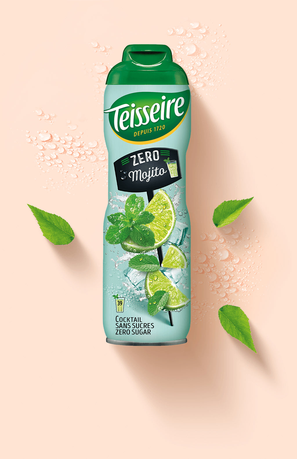 SIROP TEISSEIRE 0%  Sans Sucre MOJITO COCKTAIL 600ML