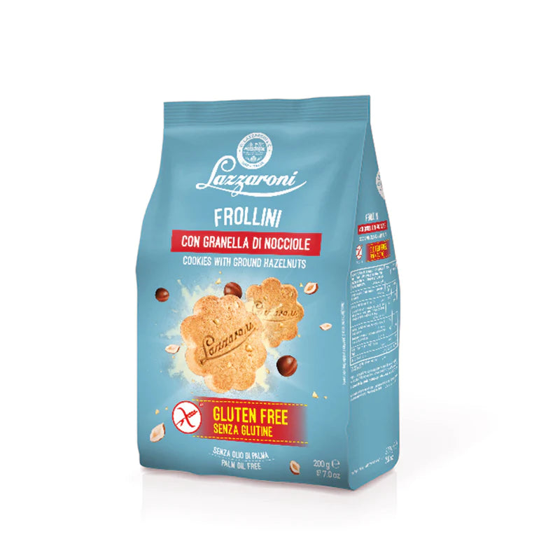 FROLLINO WITH GRANELLA DI NOCCIOLE WITHOUT GLUTEN 200G – LAZZARONI