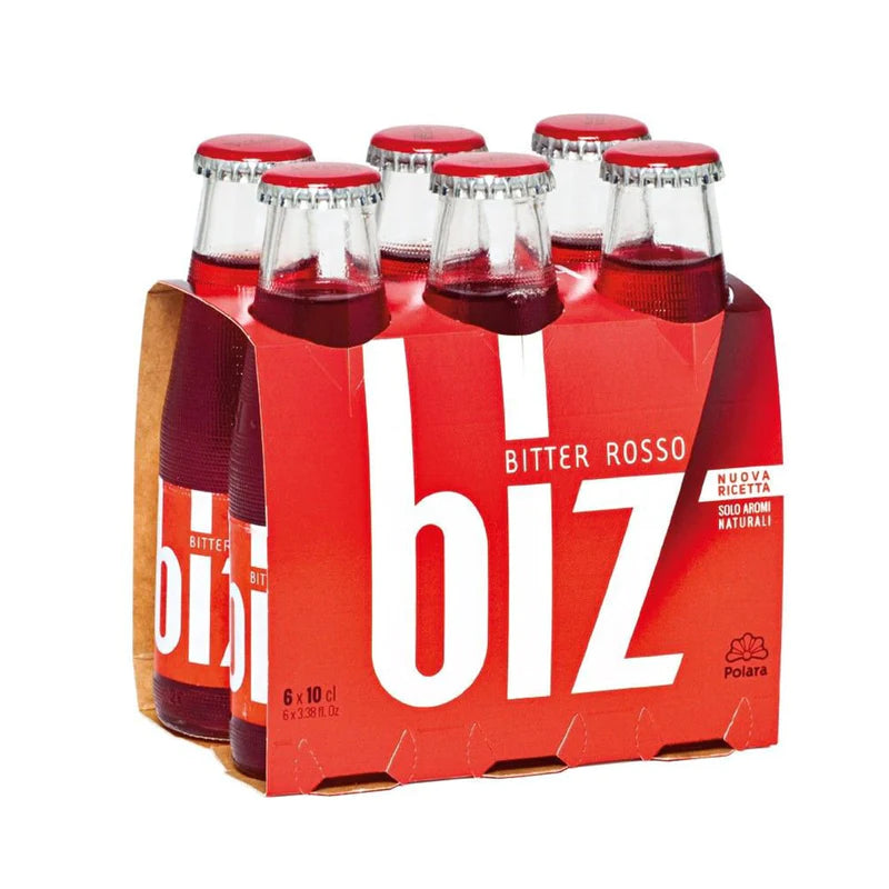 Biz Bitter Rosso 6x100ml