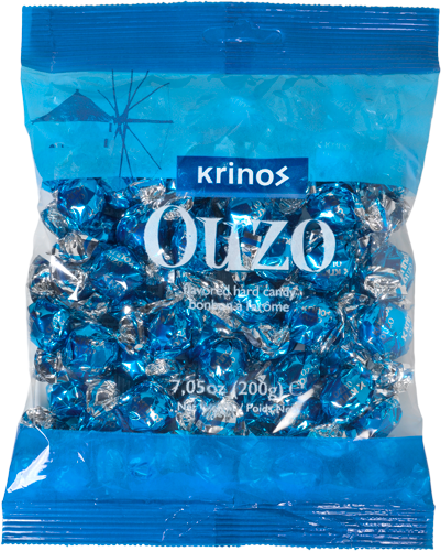 Ouzo flavoured hard candy 200g
