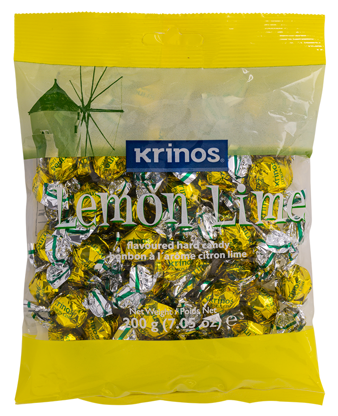 Lemon lime flavoured hard candy 200g