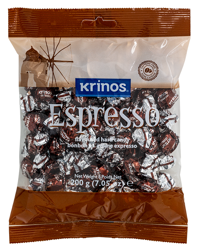 Espresso flavoured hard candy 200g