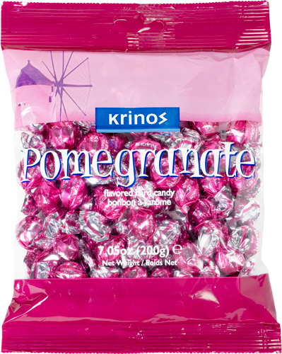 Pomegranate flavoured hard candy 200g