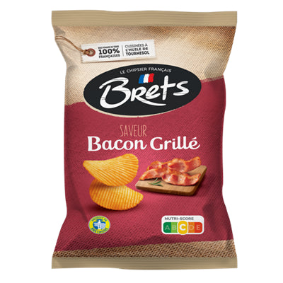 Grilled bacon crisps 125g