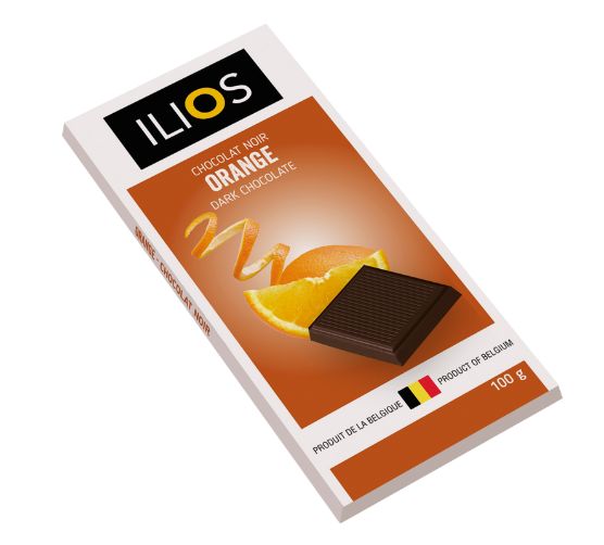 Orange dark chocolate 100g