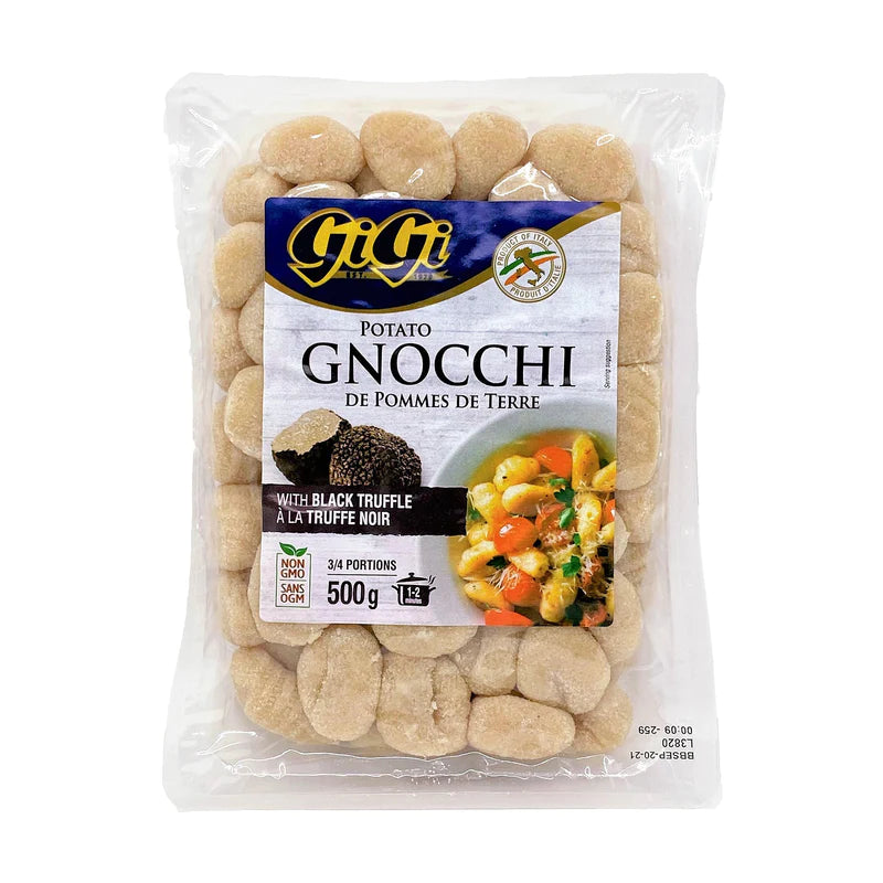 Potato gnocchi with black truffle 500g