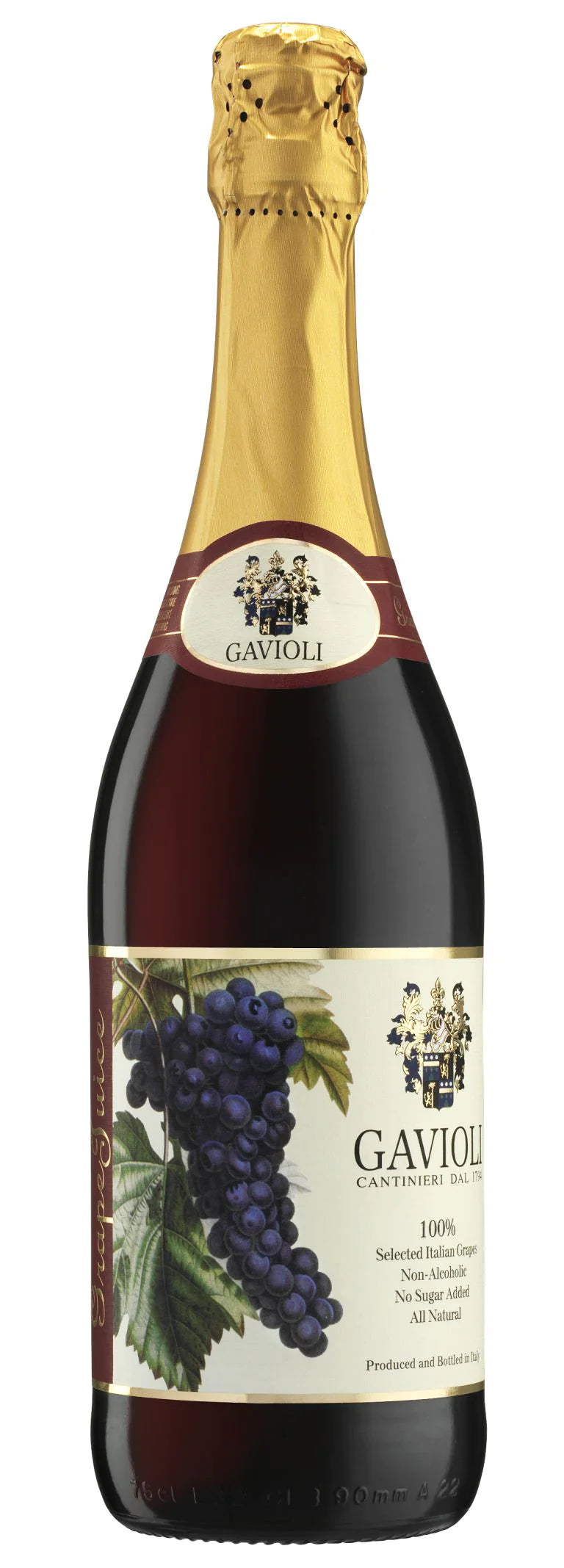 Sparkling juice red grapes 750ml