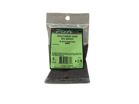 Moutarde noir en grain 75g