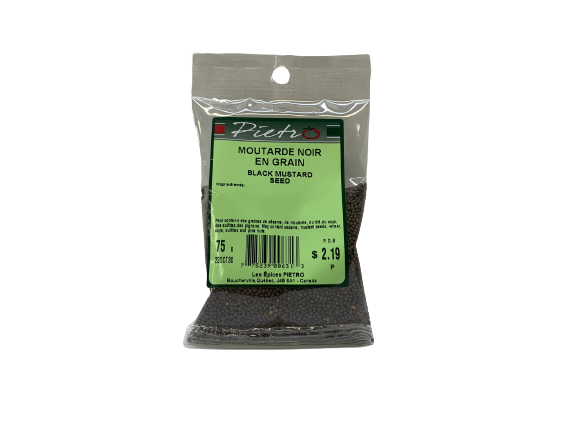Moutarde noir en grain 75g