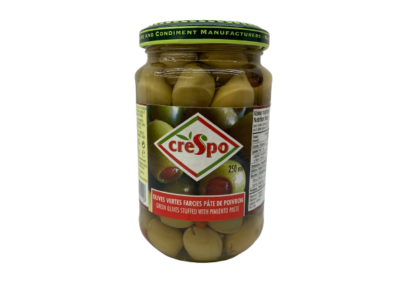 Green olives stuffed with pepper paste 250ml