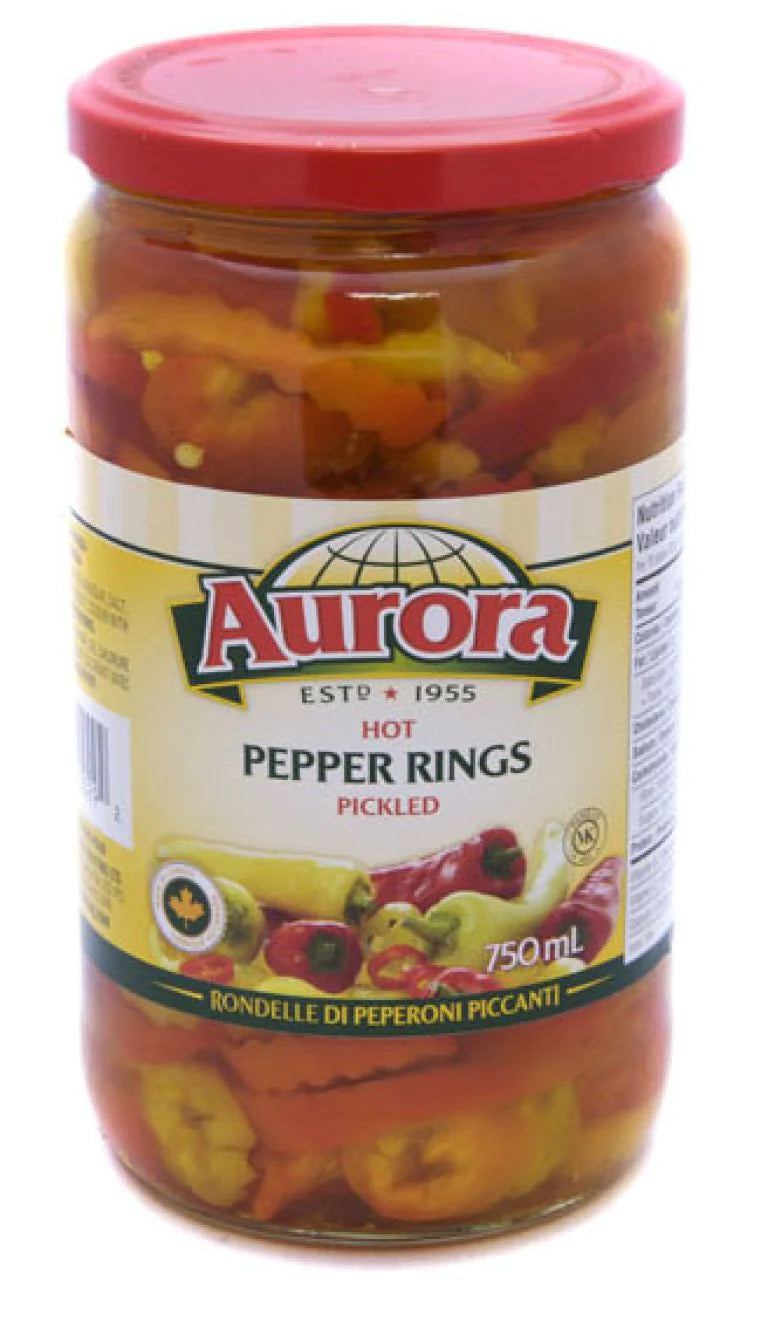 Hot pepper rings 750ml