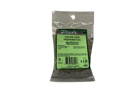 Poivre noir préparation 70g