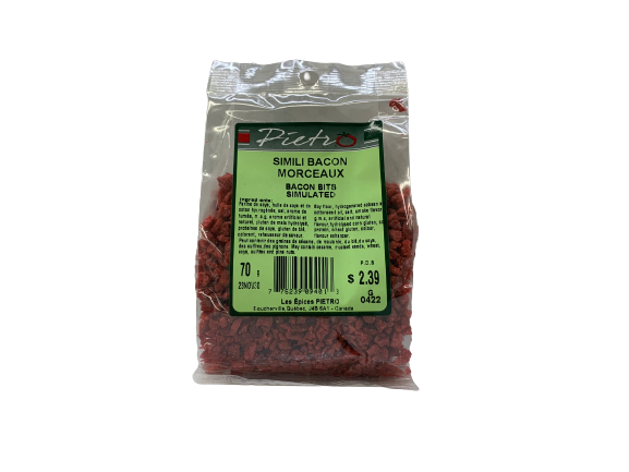Faux bacon pieces 60g
