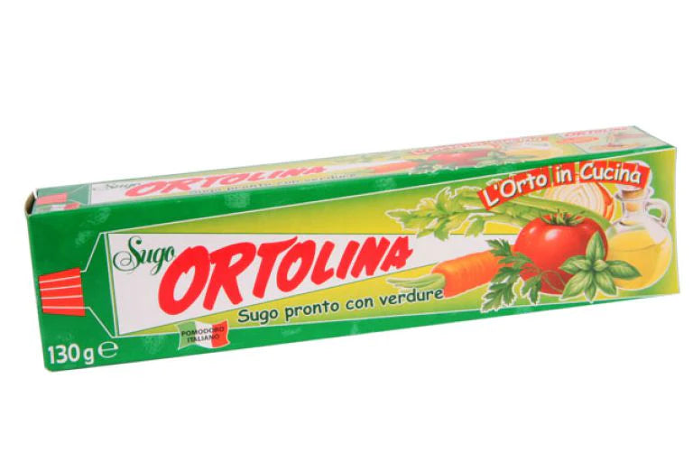 Tomato sauce with vegetables Ortolina 130g