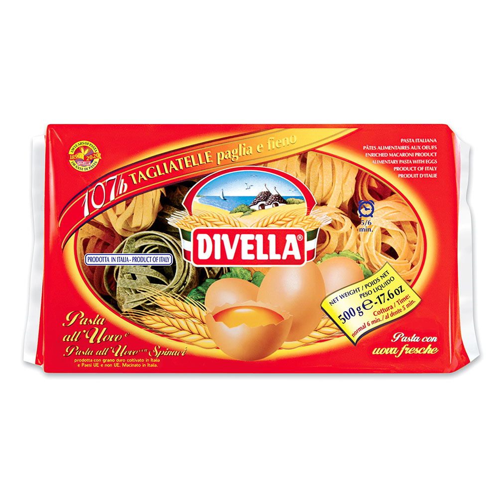 Tagliatelle aux oeufs et épinards 500g