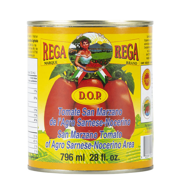 Tomate San Marzano D.O.P italiennes pelées 796ml