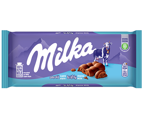 Milka bulles lait alpin 90g